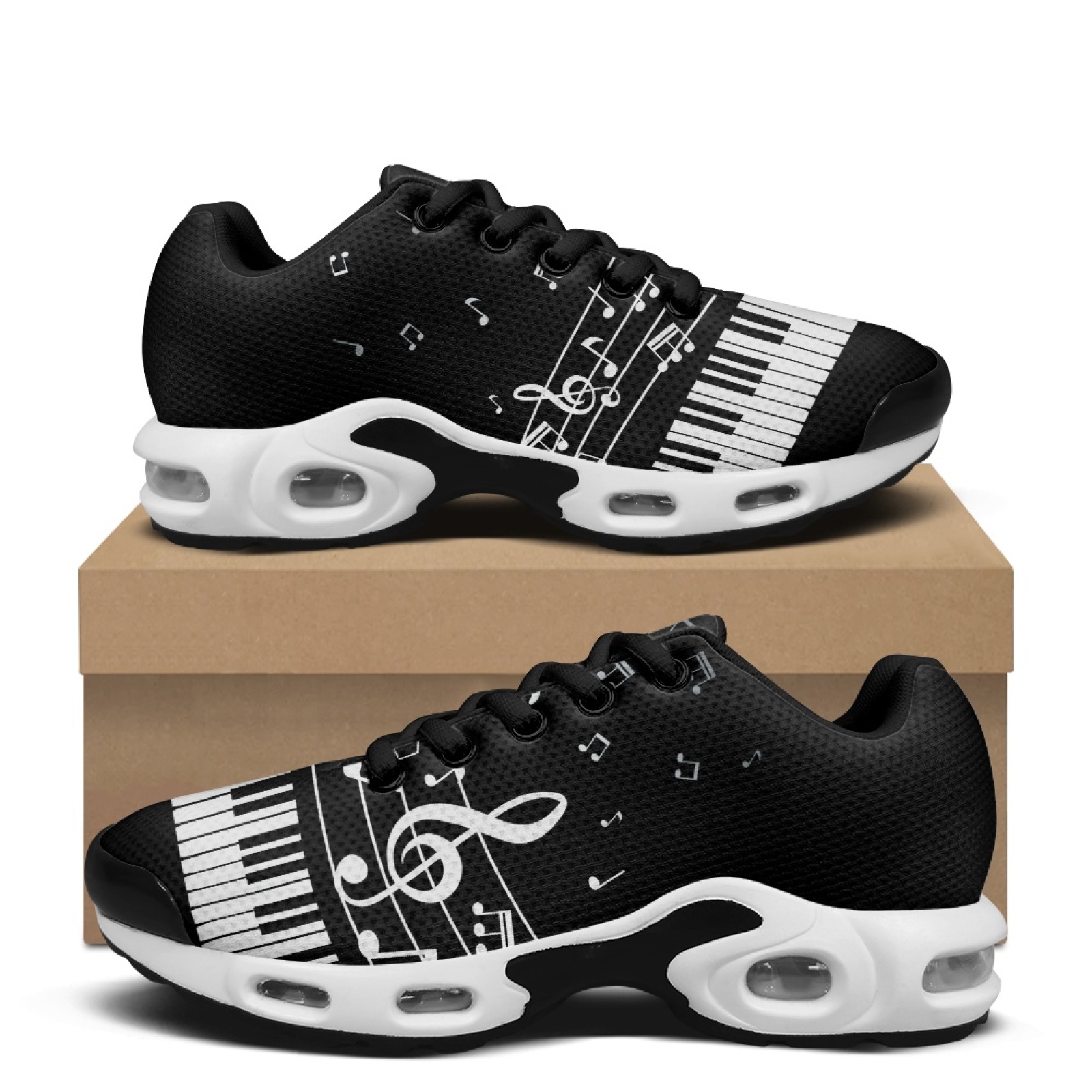 Air Cushion Jogger Shoes Men - PENSTROLL Zapatillas Deportivas Modernas con Notas