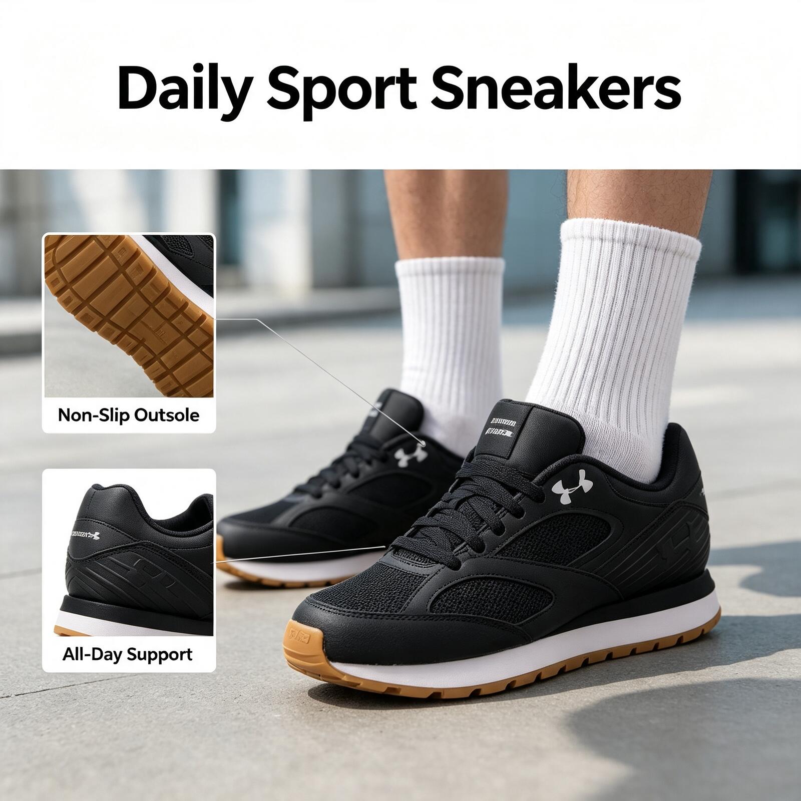 Air Cushion Jogger Shoes Men - Zapatillas para correr Under Armour Jogger