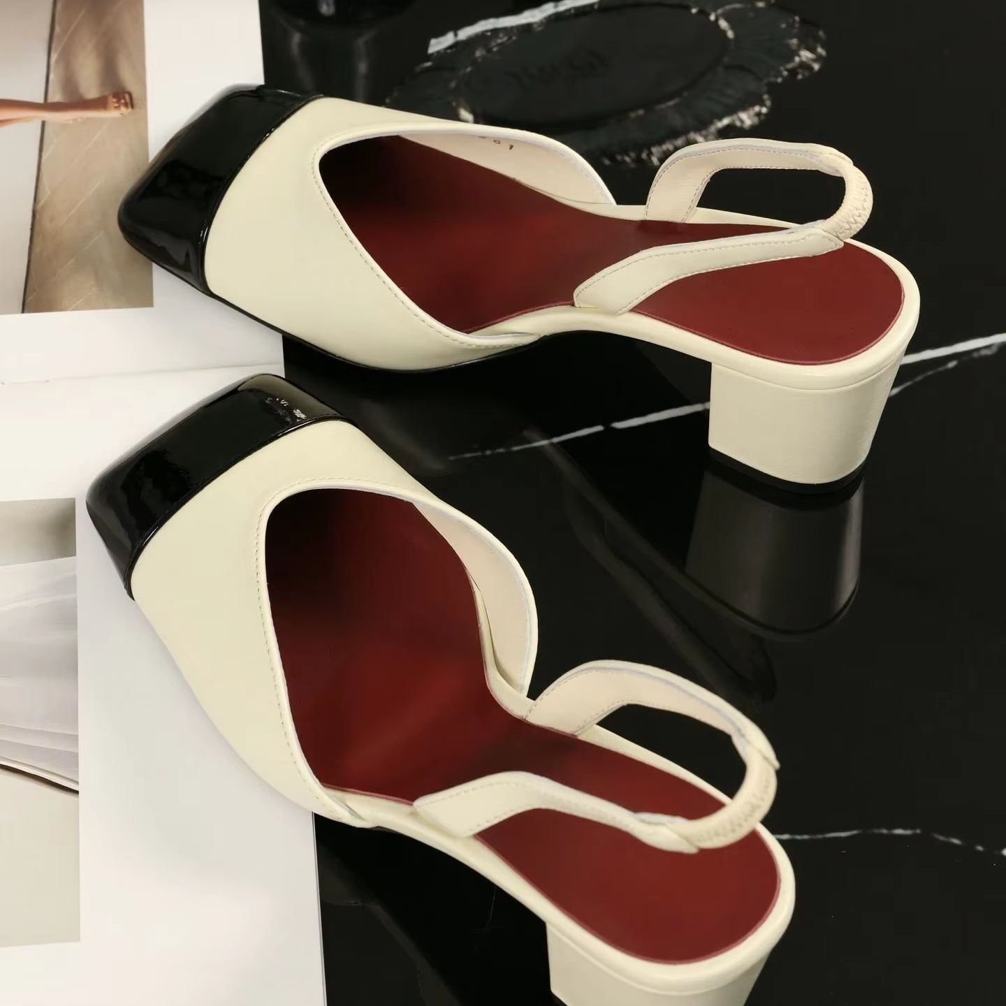 Zapatos de Tacón Bajo para Muj - Sandals reseña y precio