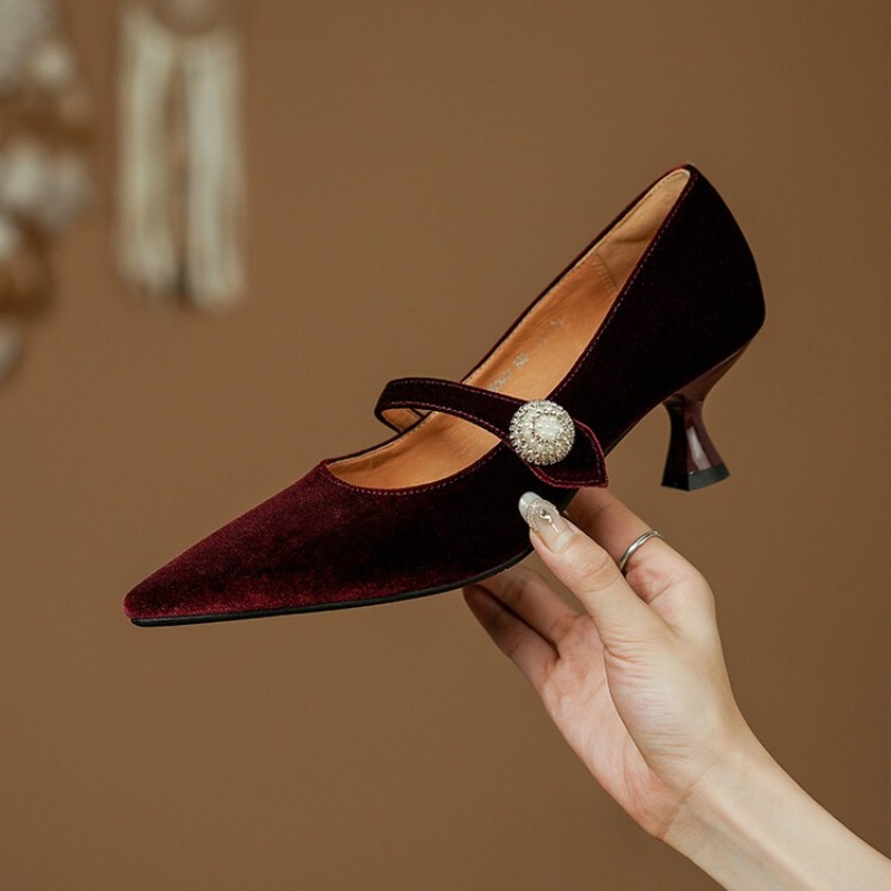 Zapatos Mary Jane con punta pu - Boots reseña y precio