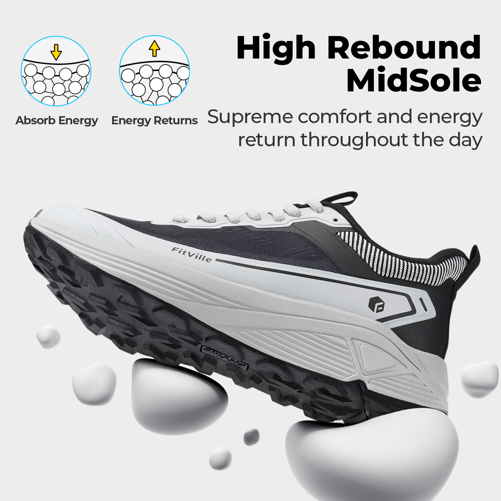 Zapatillas Deportivas Anchas F - Anti Slip Trail Running Sneakers reseña y precio